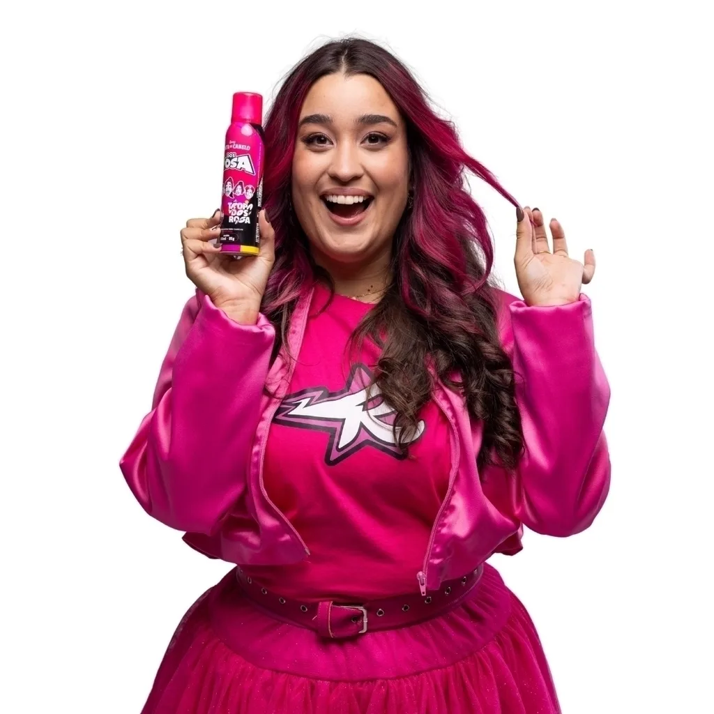Tinta Spray de Cabelo Multiverso Rosa